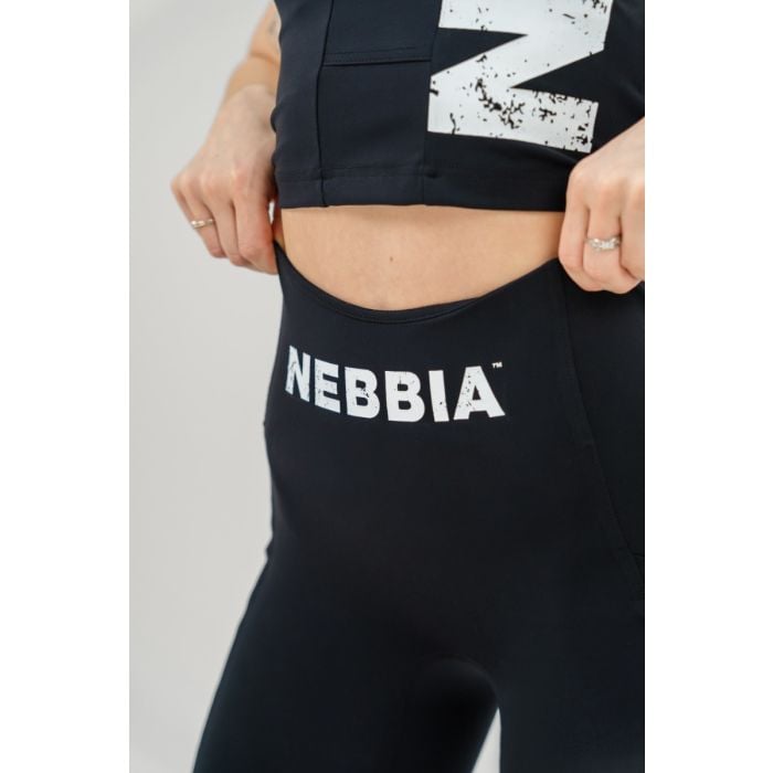 Dámské šortky Biker High Waist Gym Therapy Black - NEBBIA XS