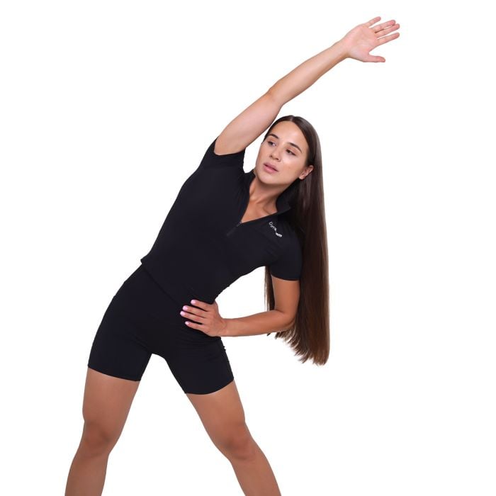 Dámské triko Cropped Ignite Black - GymBeam M