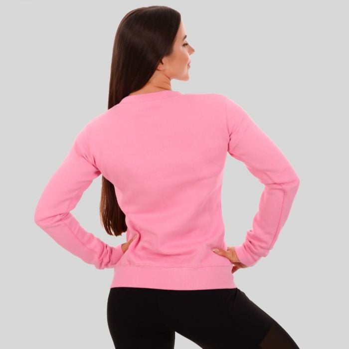 Dámská mikina Basic Jumper Baby Pink - GymBeam M