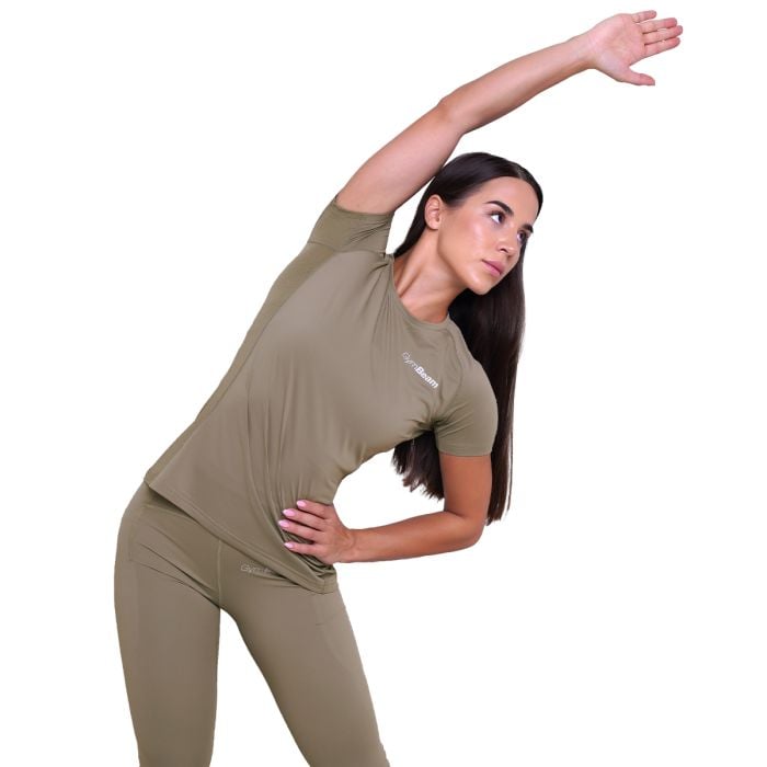 Dámské běžecké tričko Pulse Vetiver - GymBeam M