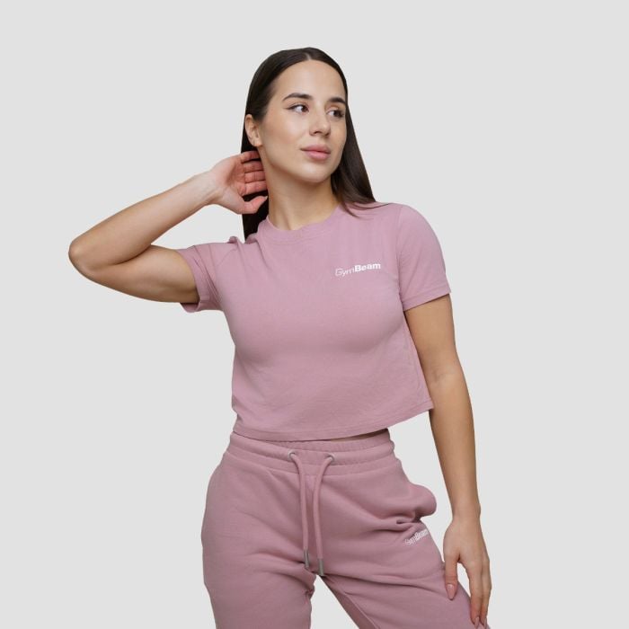 Dámské triko Cropped Agile Woodrose - GymBeam L