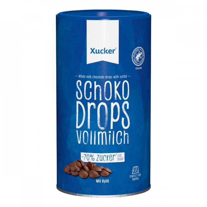 Whole milk Chocolate Drops - Xucker  750 g