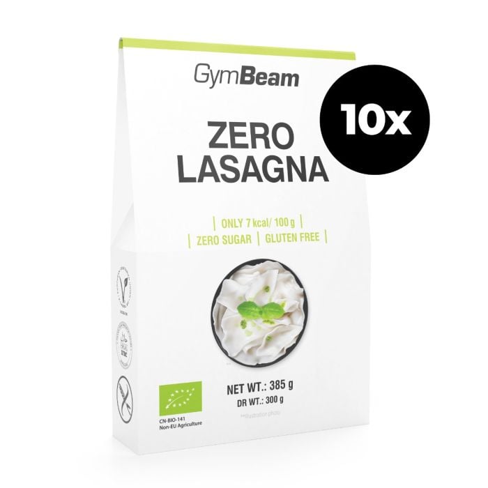 BIO ZERO Lasagna - GymBeam 10 x 385 g