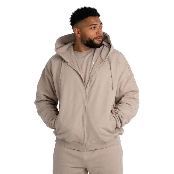 Mikina Zip Taupe - STRIX L