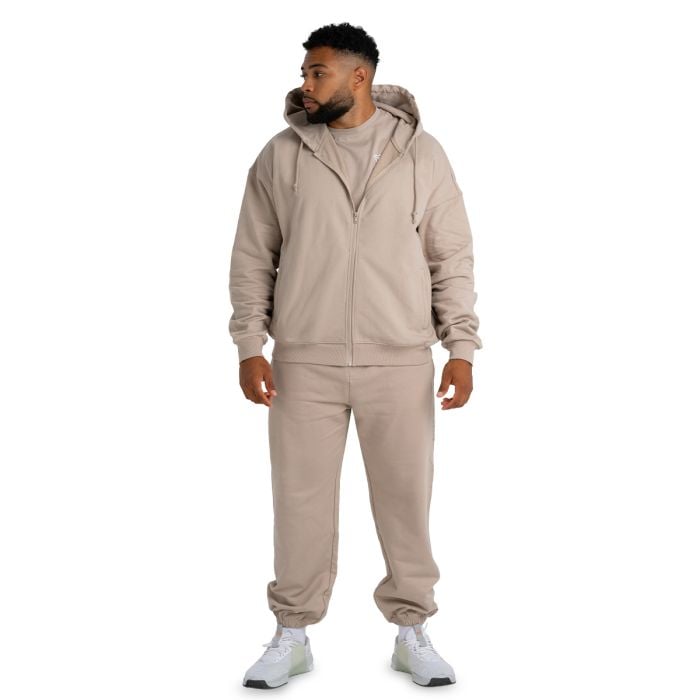 Mikina Zip Taupe - STRIX L