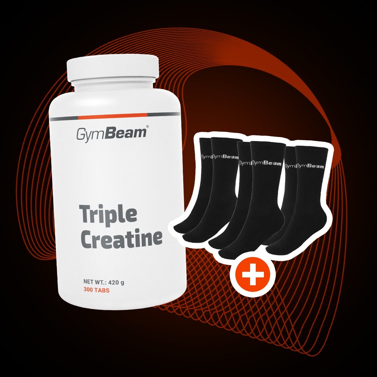 Trojitý kreatin - GymBeam + dárek