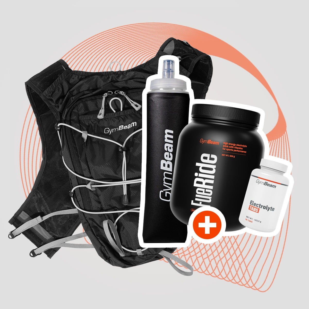 Běžecký batoh Hydropack ProPace - GymBeam + dárky