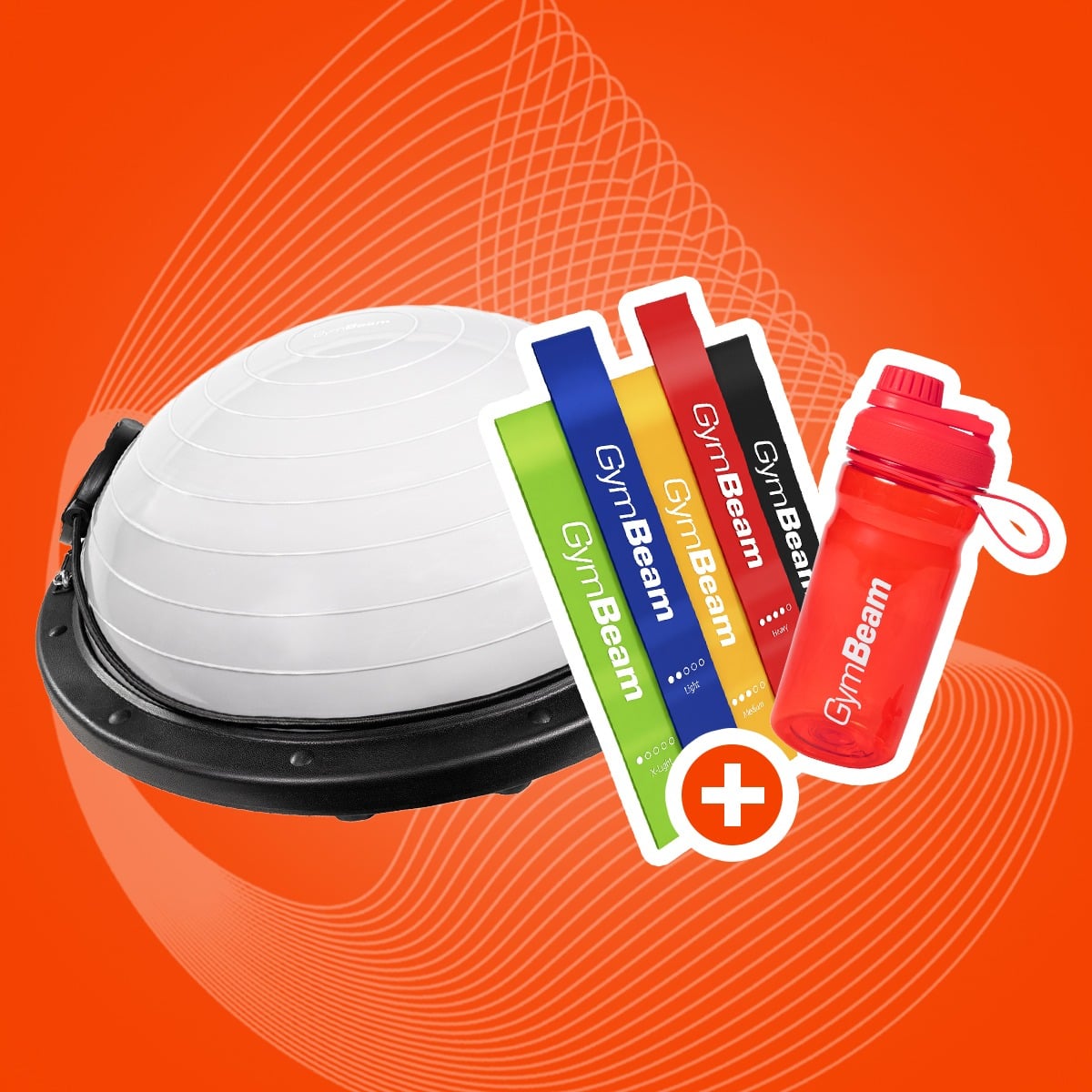 Balanční podložka Half Ball - GymBeam + dárky