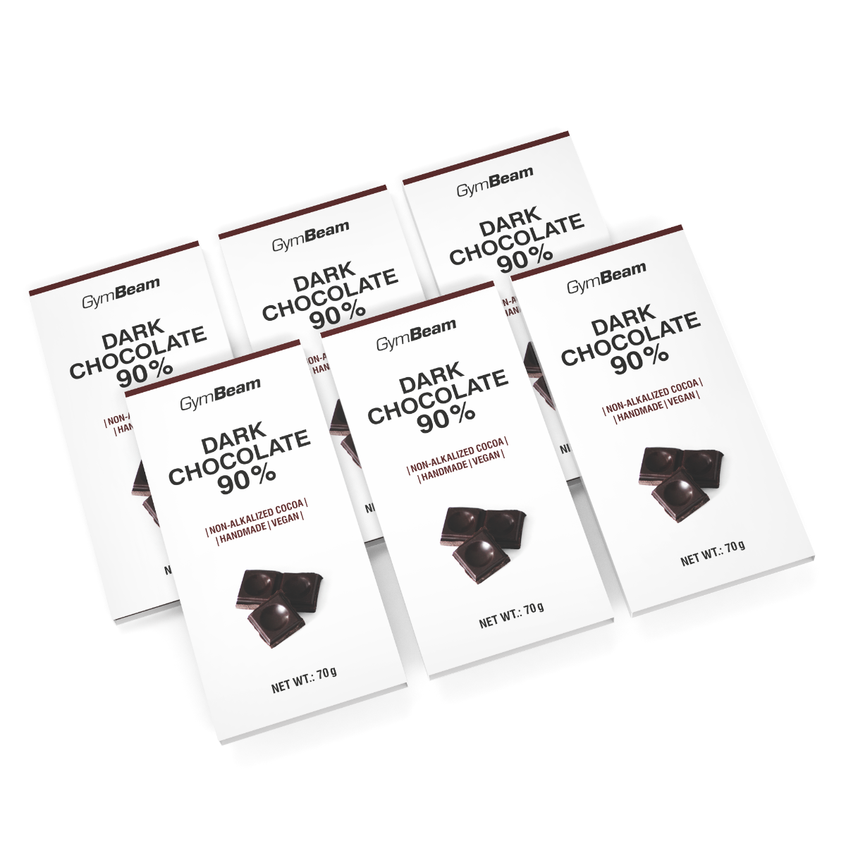 GymBeam Hořká čokoláda 90%