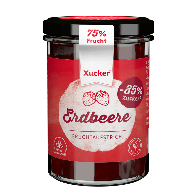 Jahodový džem - Xucker  220 g