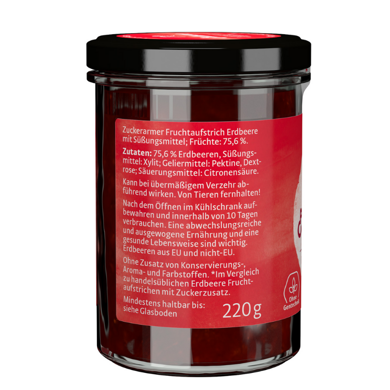 Jahodový džem - Xucker  220 g