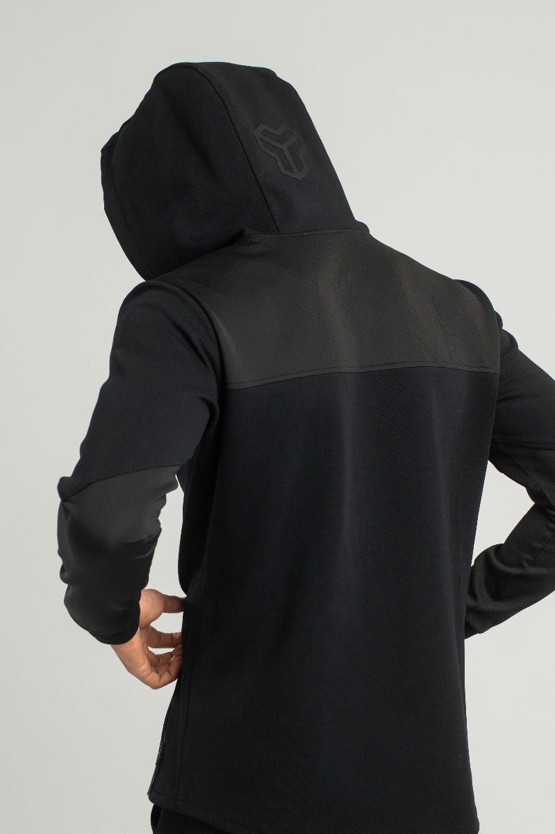 Mikina Essential Zip Up Hoodie Black - STRIX černá S