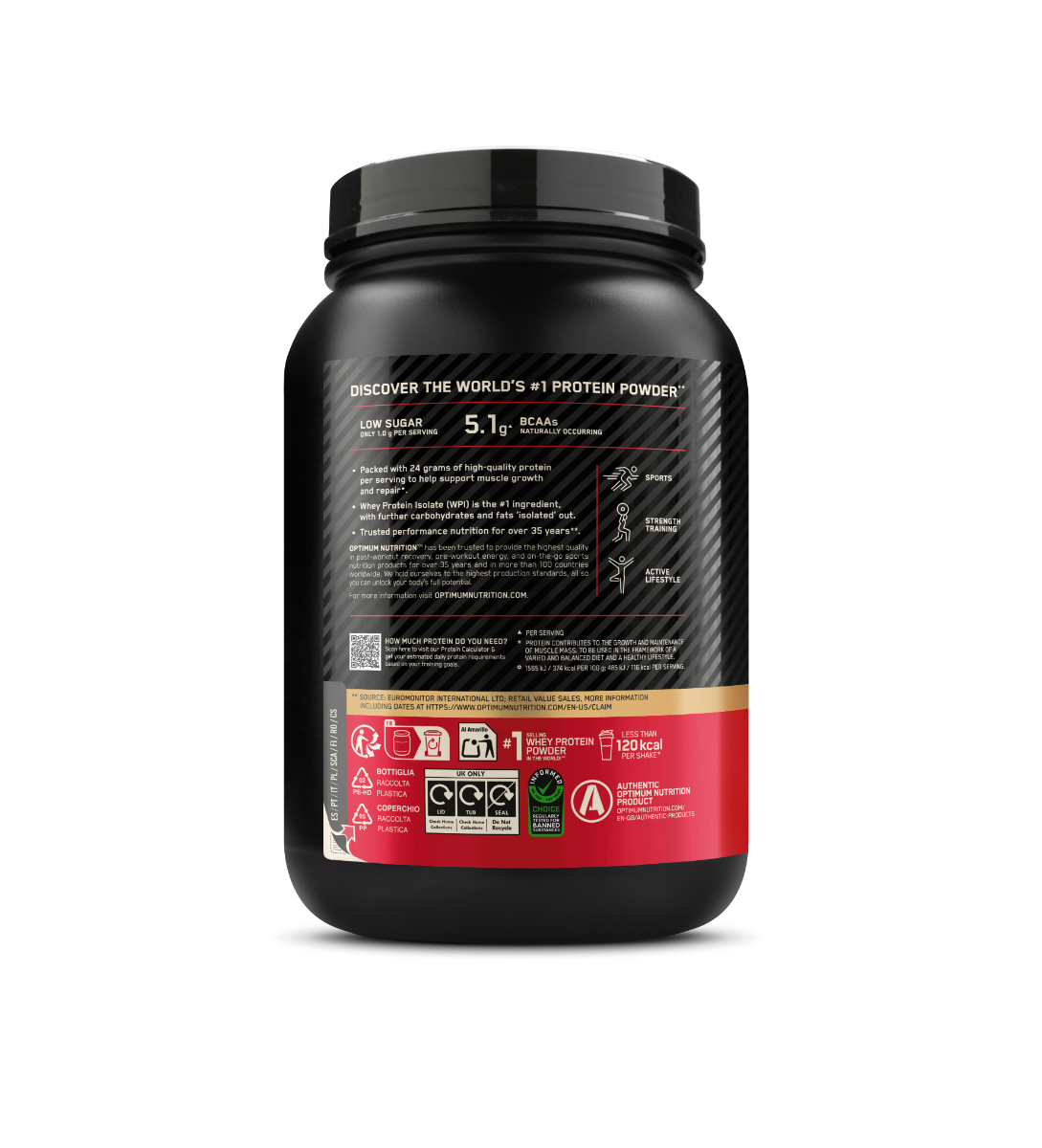 100% Whey Gold Standard - Optimum Nutrition dvojitá bohatá čokoláda