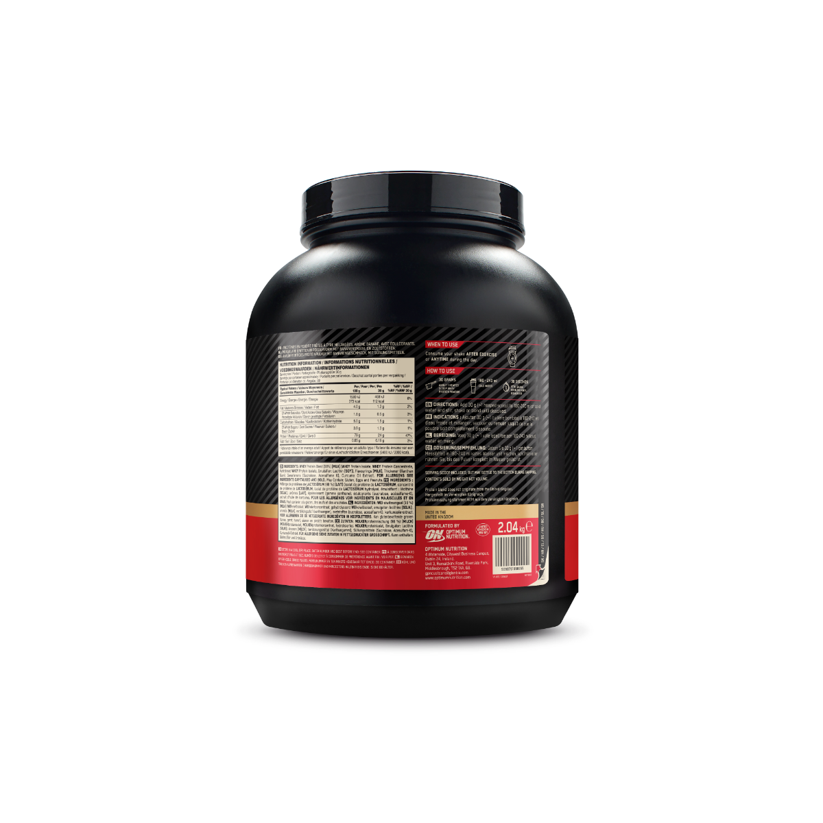 100% Whey Gold Standard - Optimum Nutrition banánový krém