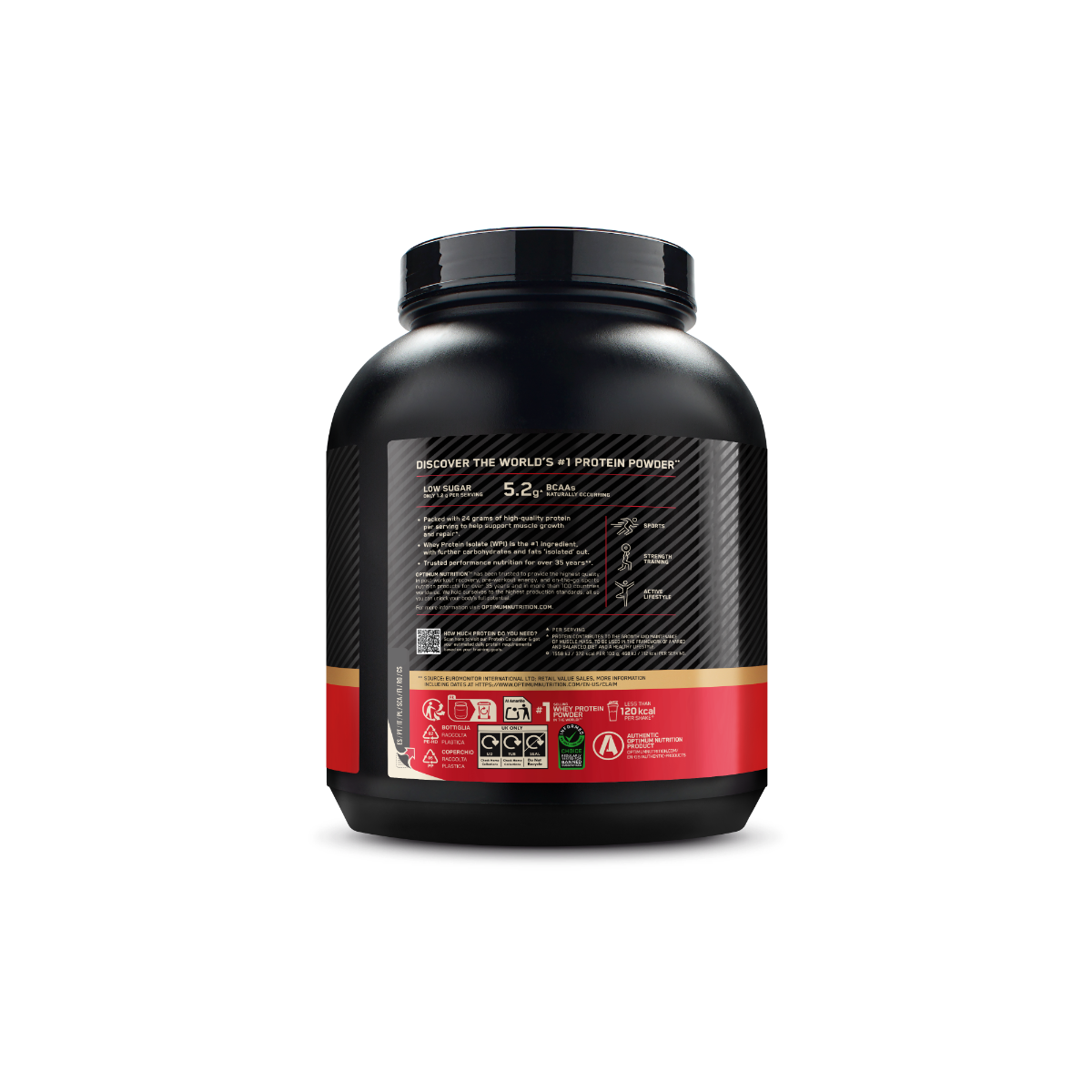 100% Whey Gold Standard - Optimum Nutrition lahodná jahoda