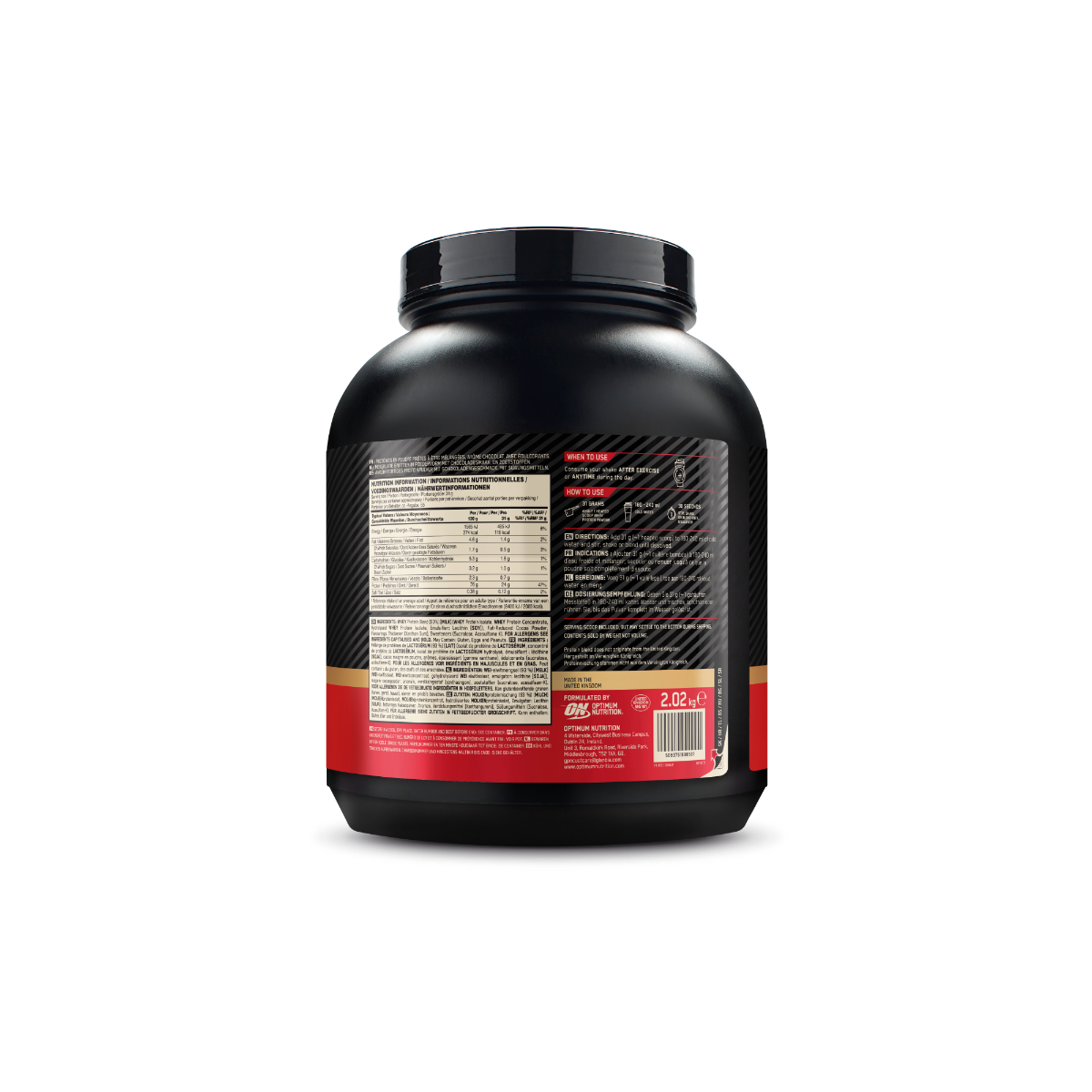 100% Whey Gold Standard - Optimum Nutrition dvojitá bohatá čokoláda