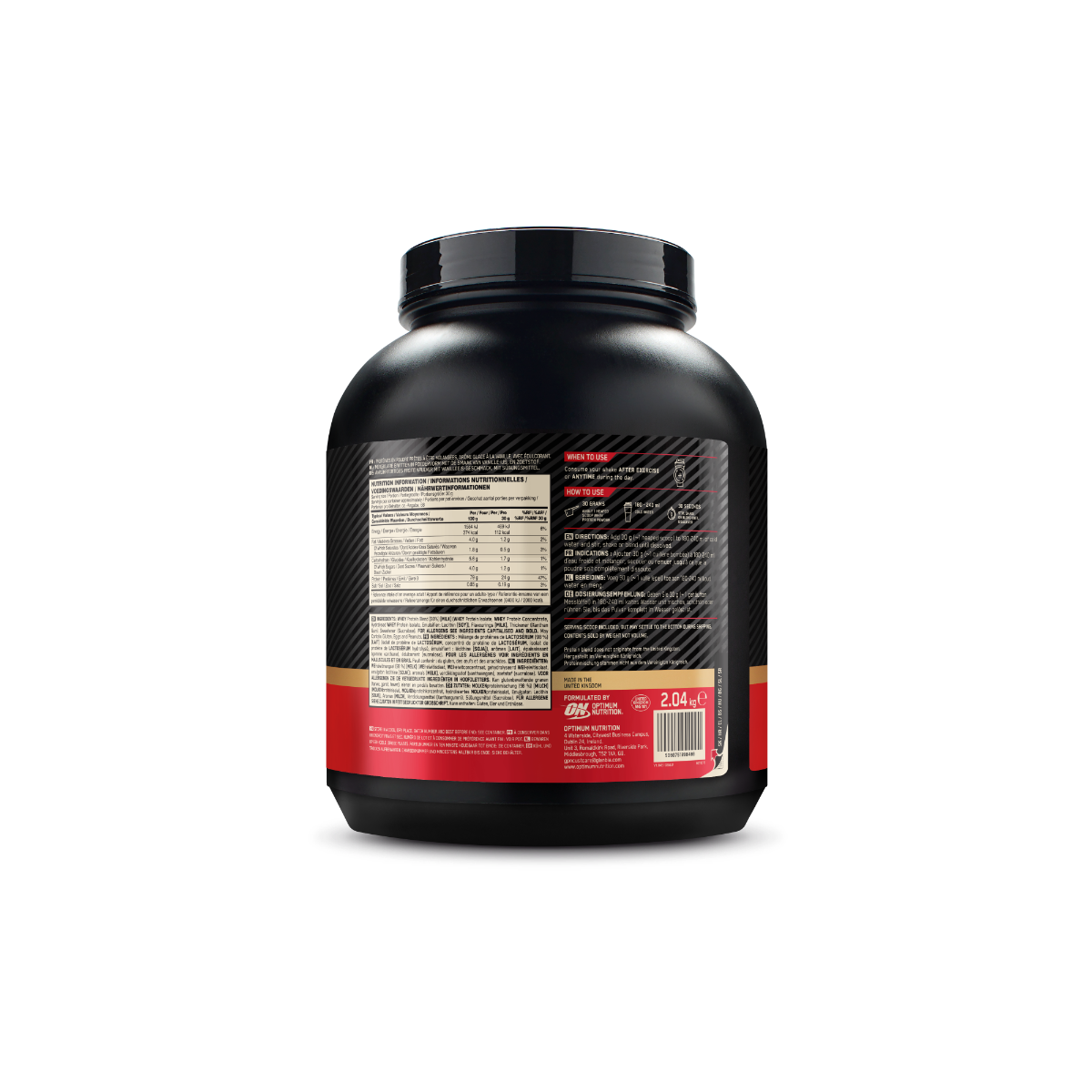 100% Whey Gold Standard - Optimum Nutrition vanilková zmrzlina
