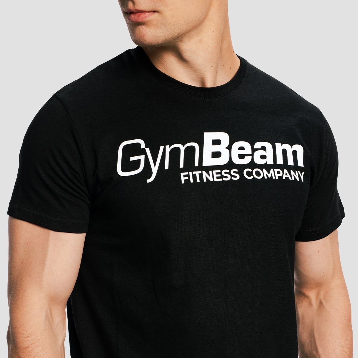 Tričko Fitness Black - GymBeam černá XXXL