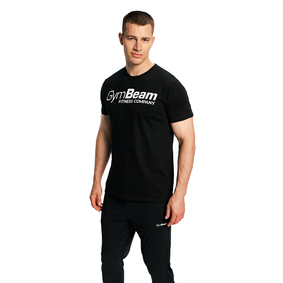 GymBeam Tričko Fitness Black (obrázek 9)