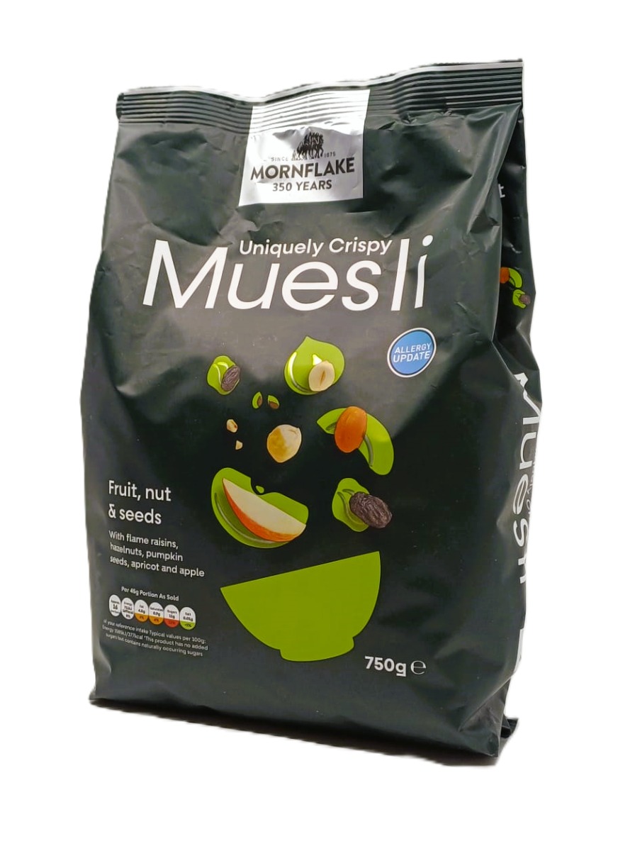 Chrumkavé Müsli Ovoce, Ořechy & Semínka 750g - Mornflake