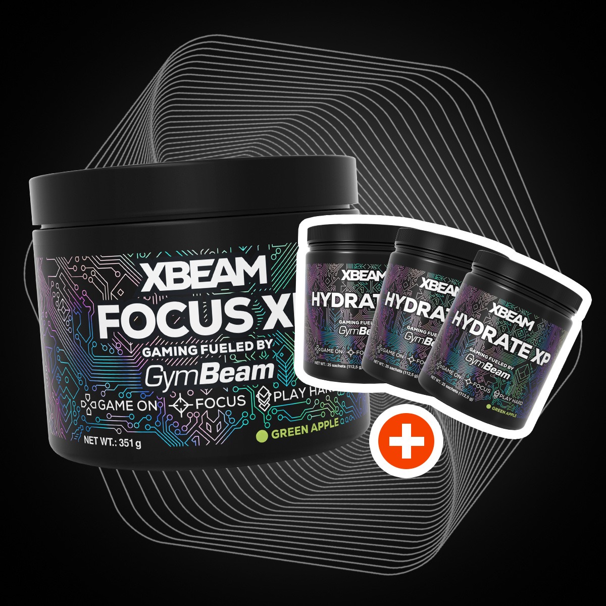 XBEAM Focus XP - GymBeam + dárek 