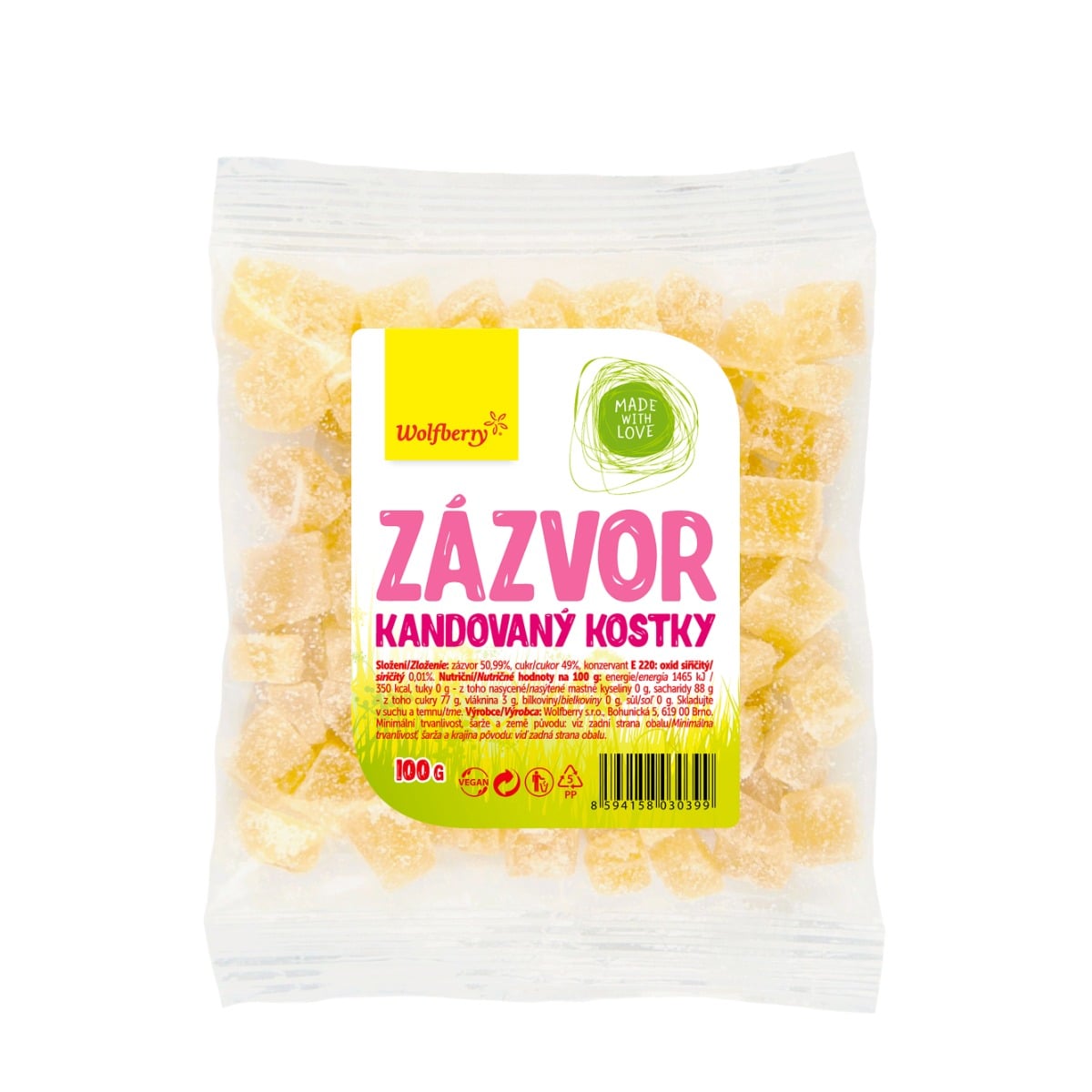 Kandovaný zázvor - Wolfberry