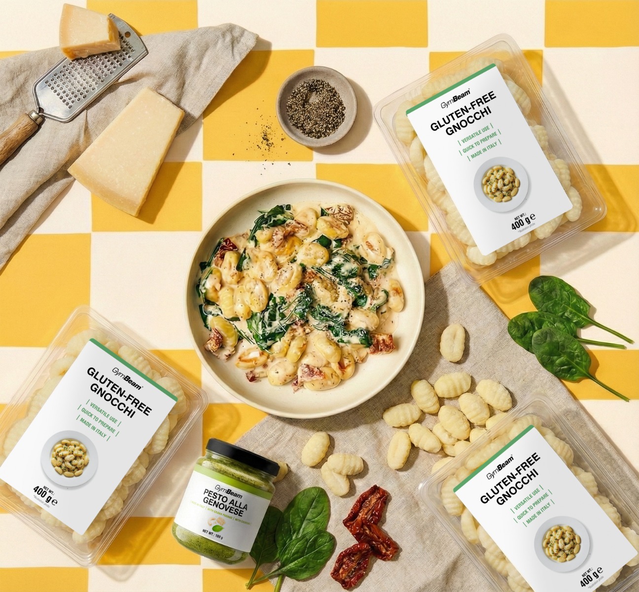 GymBeam Bezlepkové gnocchi (obrázek 3)