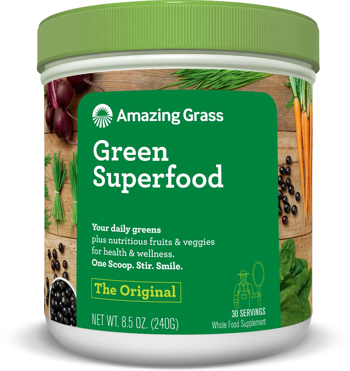 Mix superpotravin Green Superfood - Amazing Grass originál 240 g