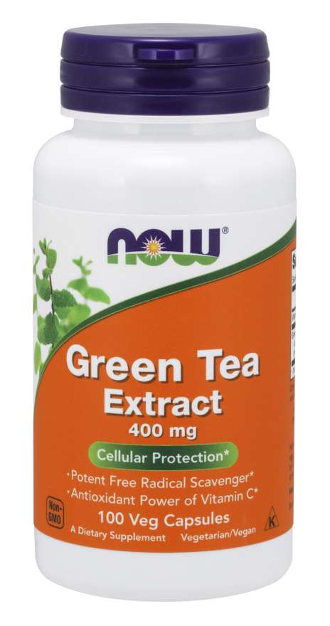 Extrakt zeleného čaje 400 mg - NOW Foods  100 kaps.