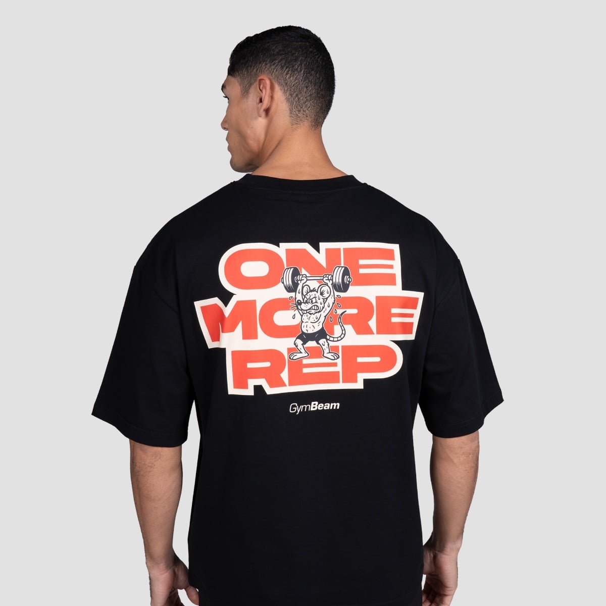 Tričko GymRat Black - GymBeam
