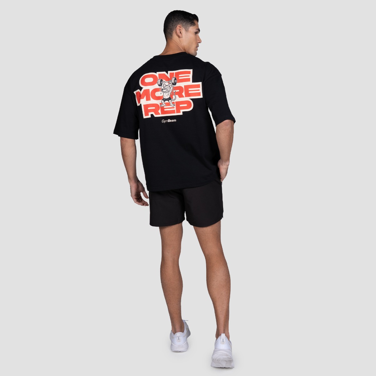 GymBeam Tričko GymRat Black (obrázek 5)