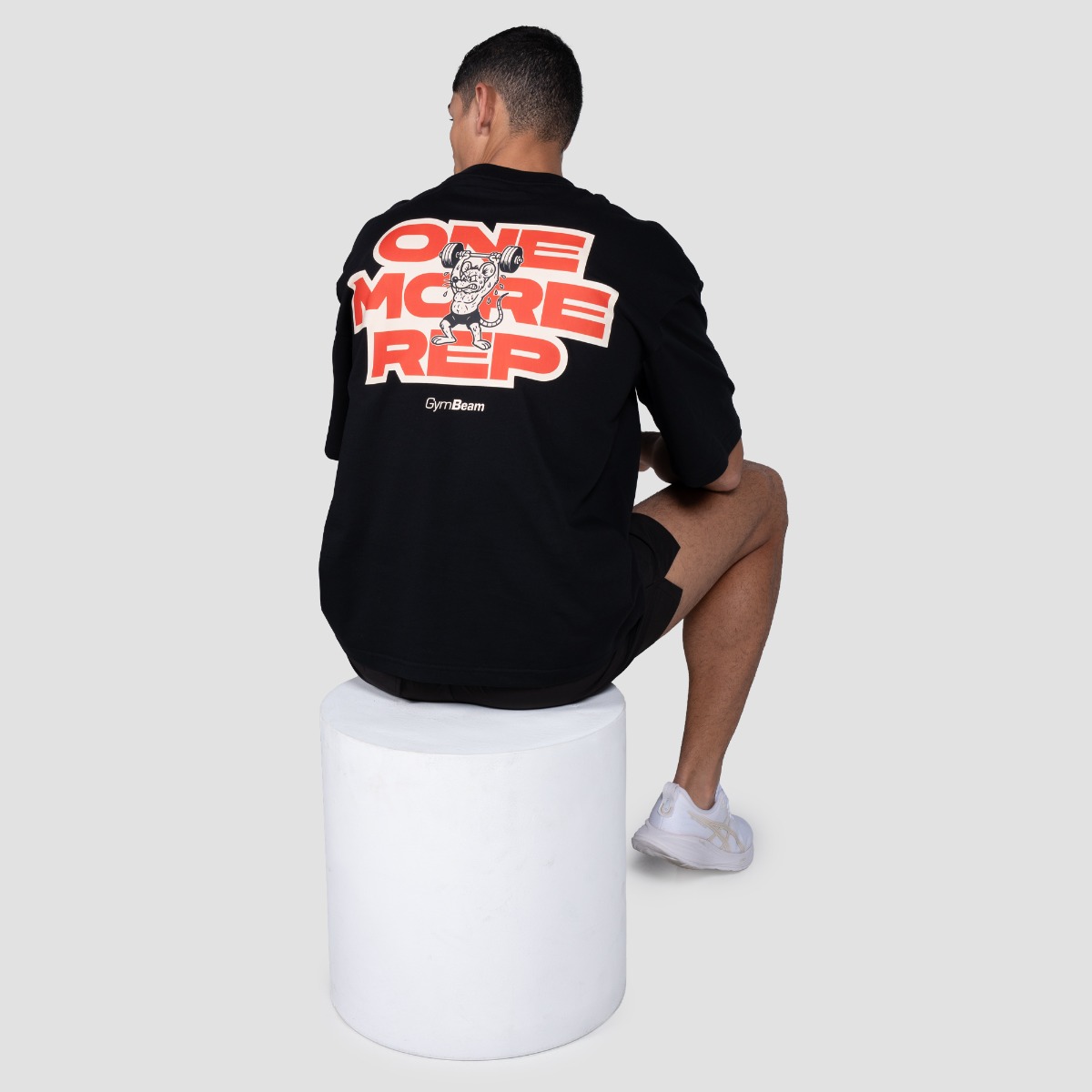 GymBeam Tričko GymRat Black (obrázek 6)