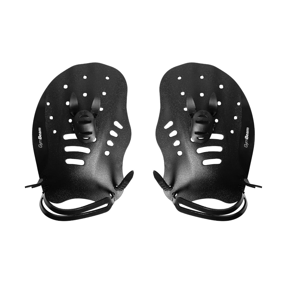 Plavecká pádla AquaFlow Black - GymBeam