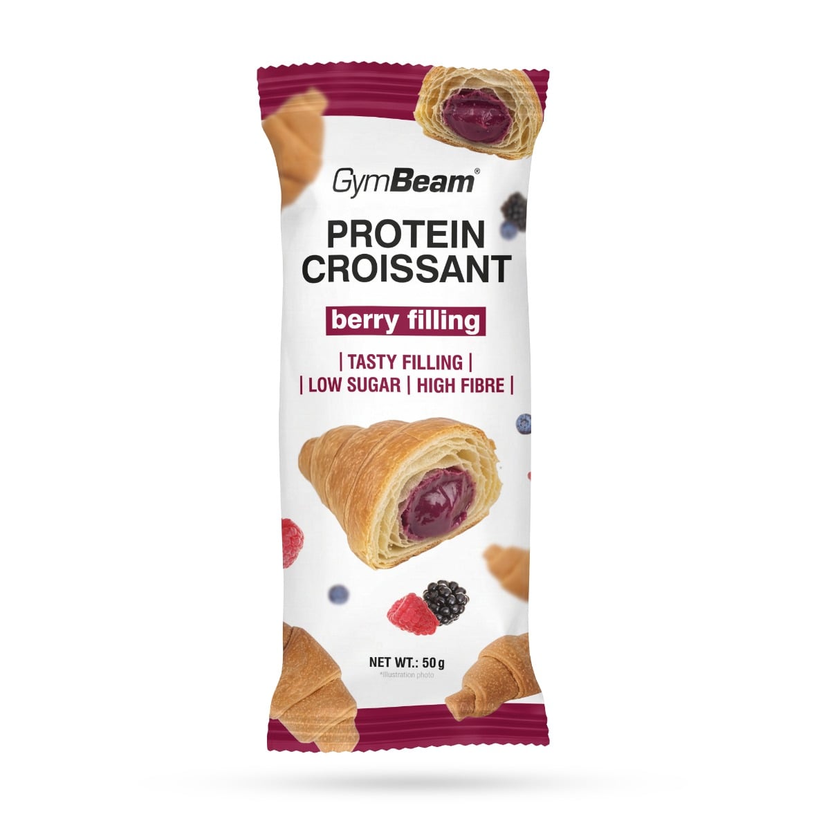 Proteinový croissant s příchutí lesních plodů - GymBeam