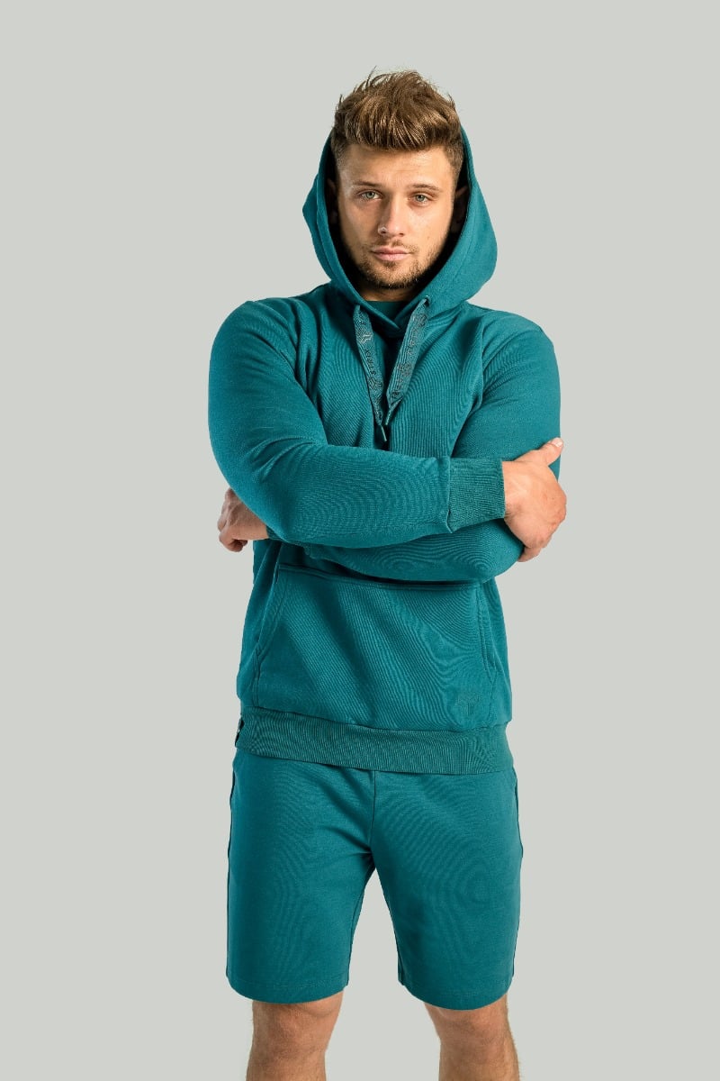 Mikina Hoodie Aster Deep Teal - STRIX deep teal XXL