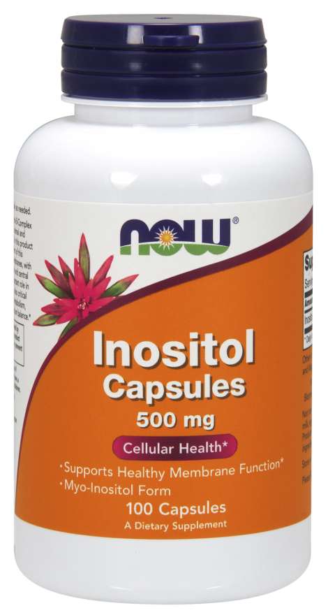 Inositol 500 mg - NOW Foods  100 kaps.