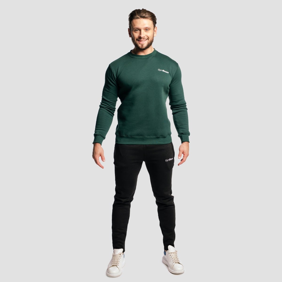 GymBeam Mikina Basic Jumper Pine (obrázek 4)