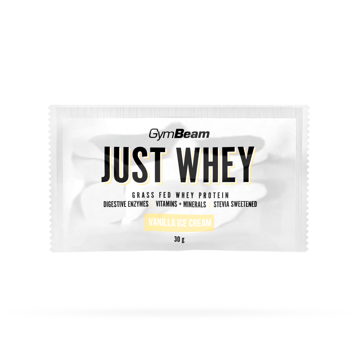 Vzorek proteinu Just Whey - GymBeam bez příchuti 400 x 30g