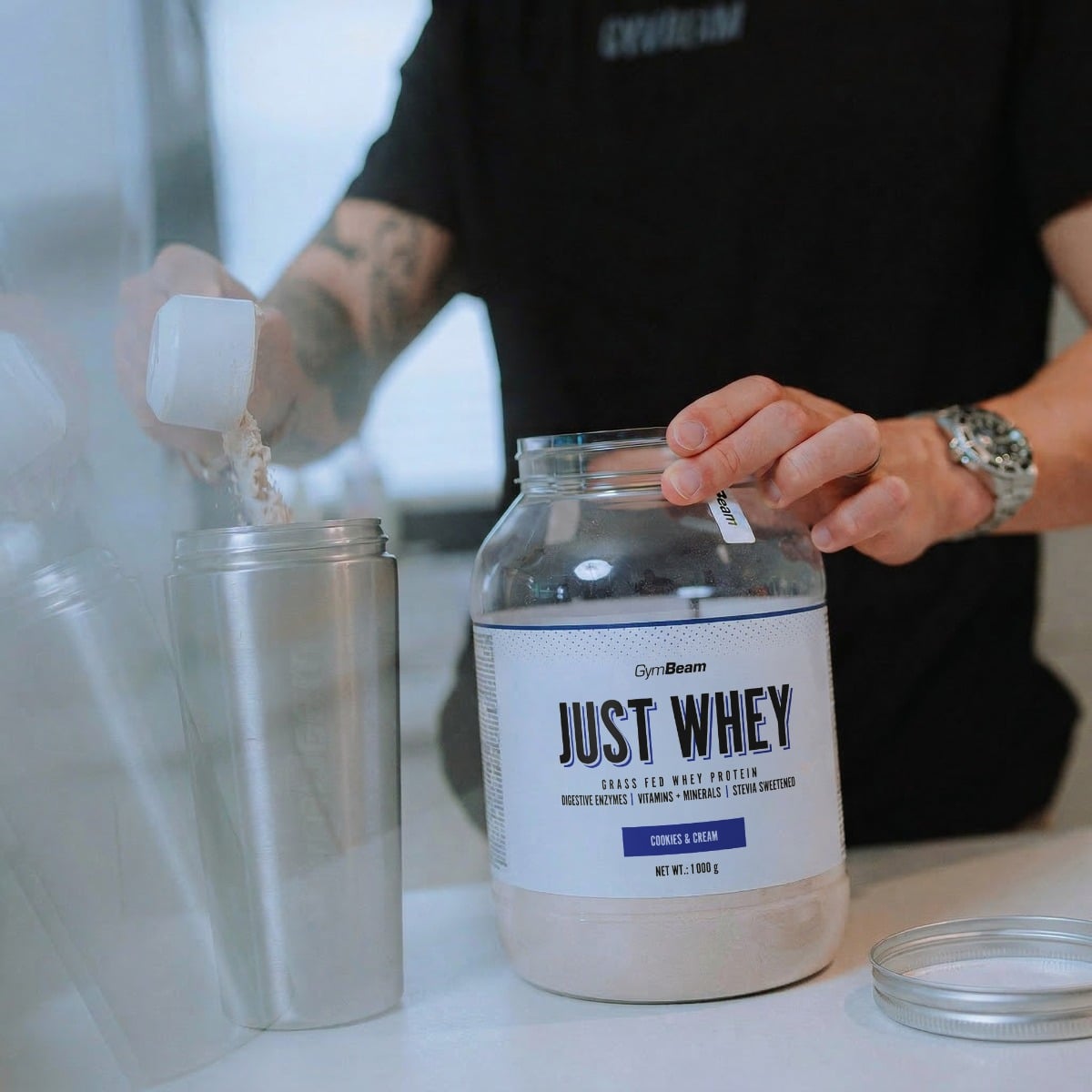Just Whey - GymBeam cookies & krém 1000 g