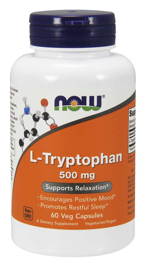 L-Tryptofan 500 mg - NOW Foods  60 kaps.