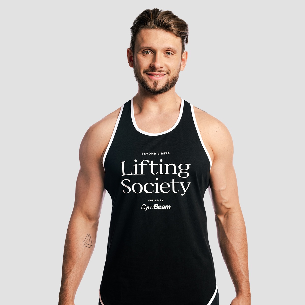 GymBeam Tílko Lifting Society Black (obrázek 6)
