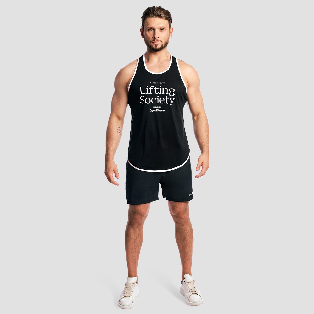 GymBeam Tílko Lifting Society Black (obrázek 7)