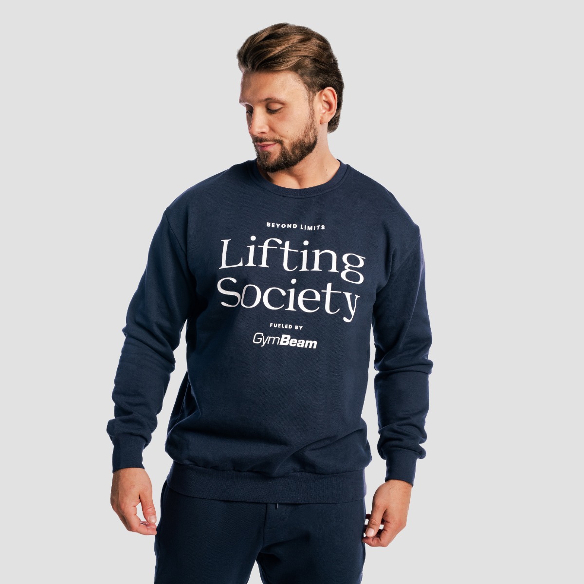 GymBeam Mikina Lifting Society Nightfall (obrázek 6)