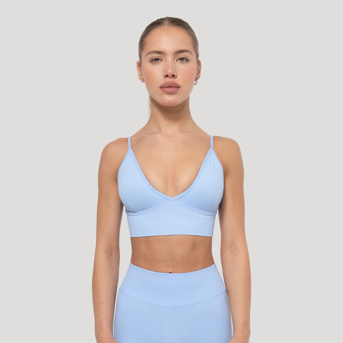 Sportovní podprsenka Luma Baby Blue - GymBeam