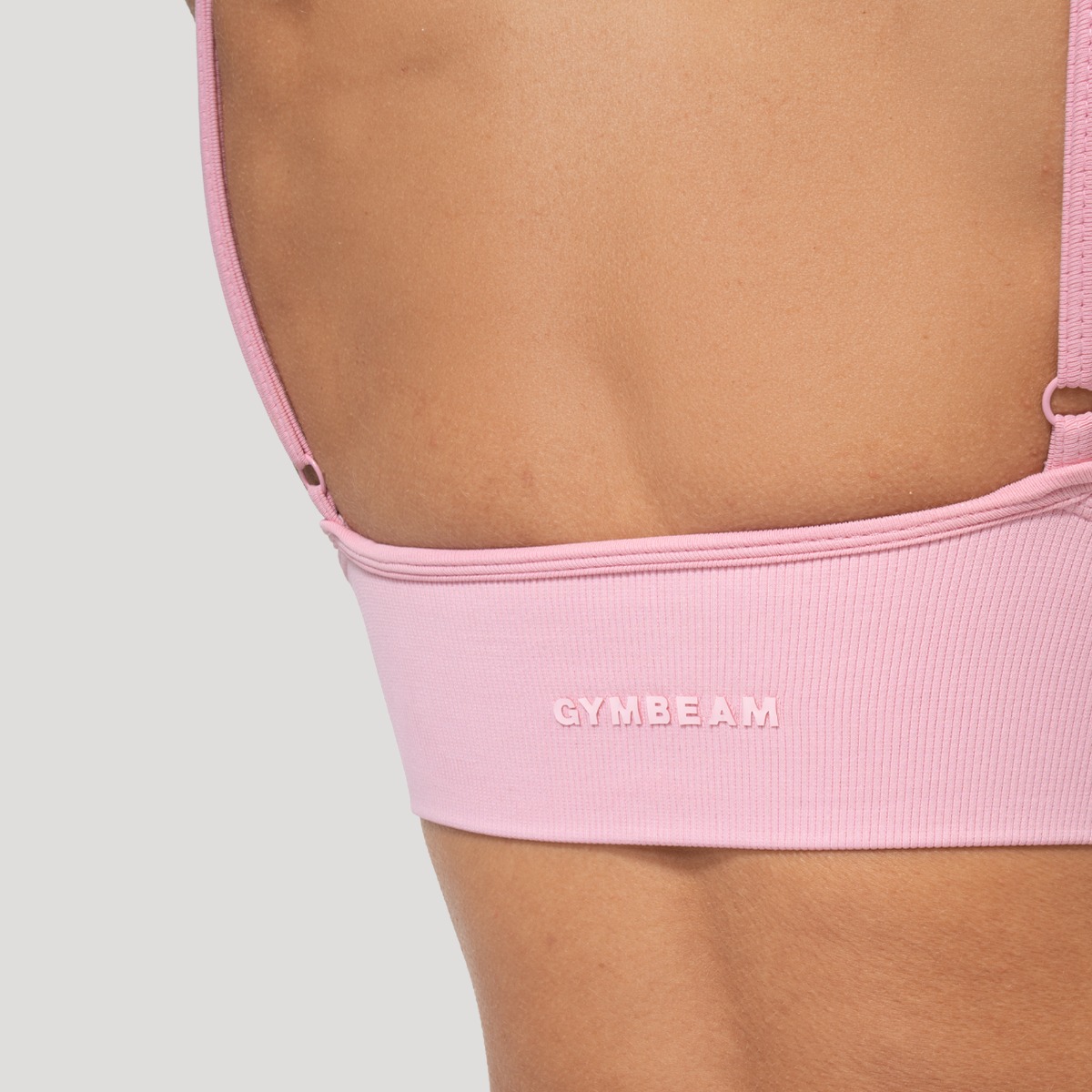 GymBeam Sportovní podprsenka Luma Baby Pink (obrázek 3)