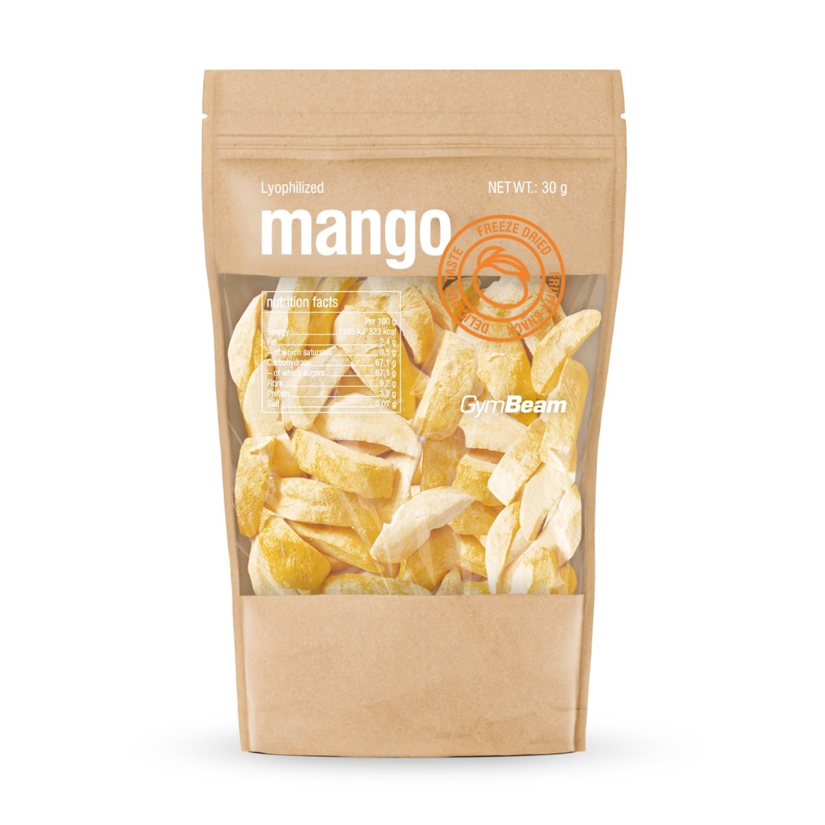 GymBeam Lyofilizované mango