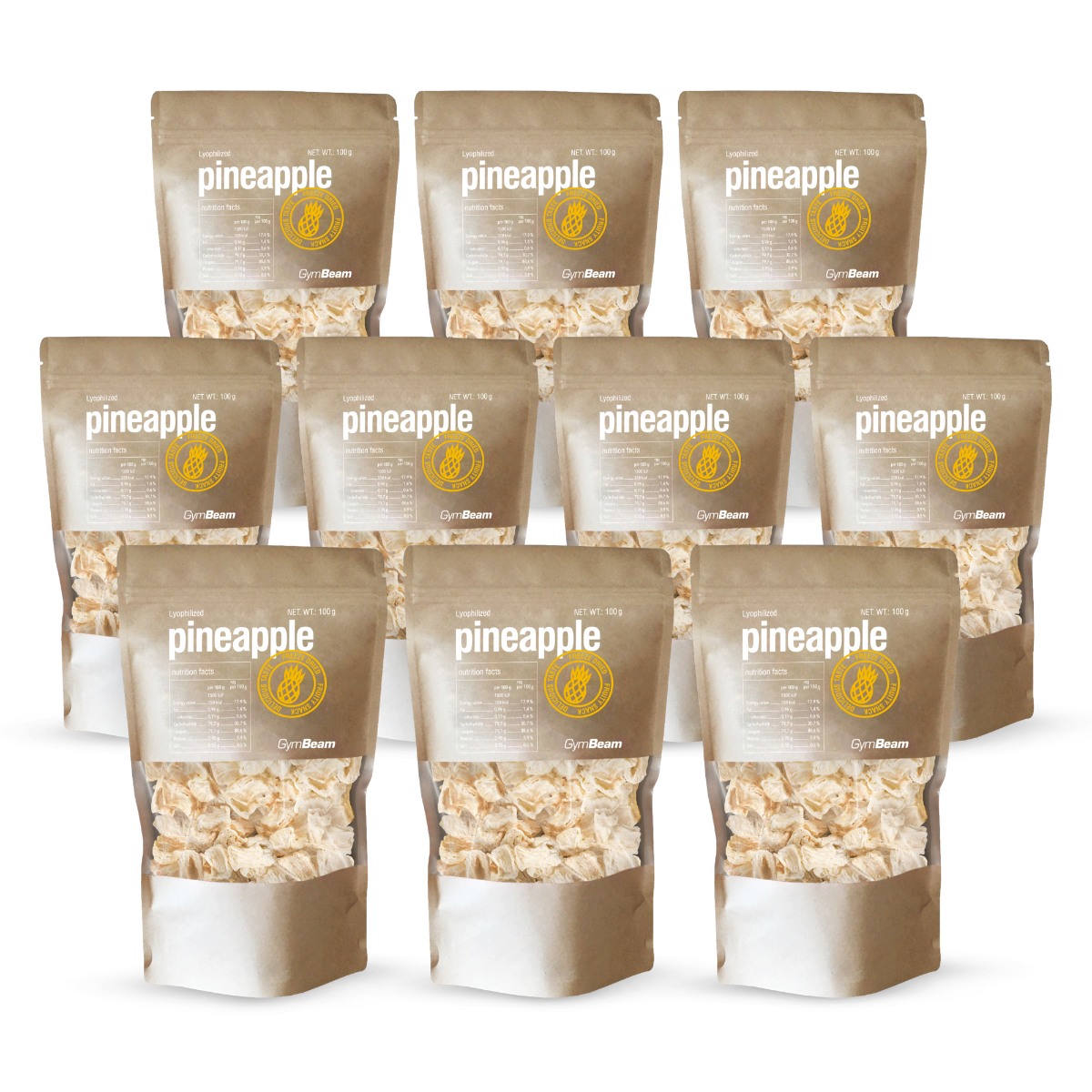 GymBeam Lyofilizovaný ananas