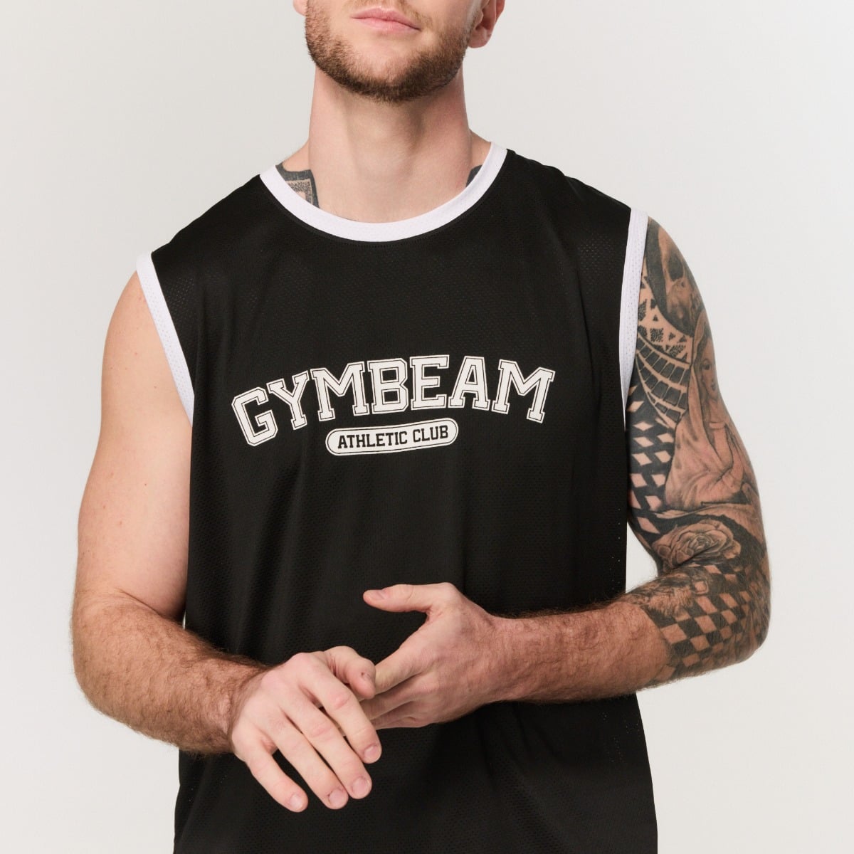 Tílko Varsity Black - GymBeam