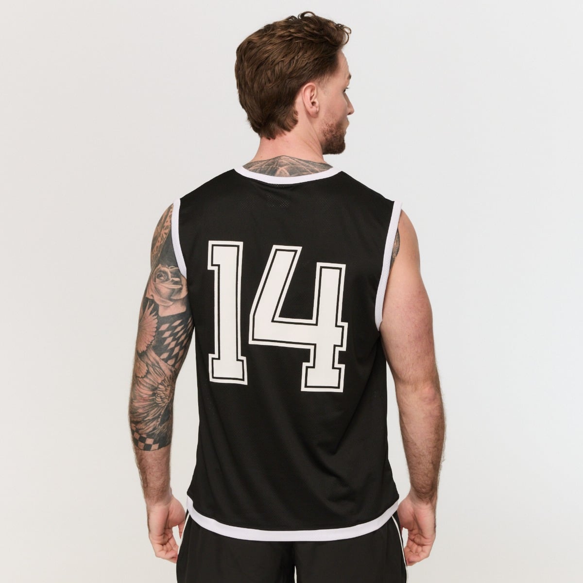 GymBeam Tílko Varsity Black (obrázek 6)