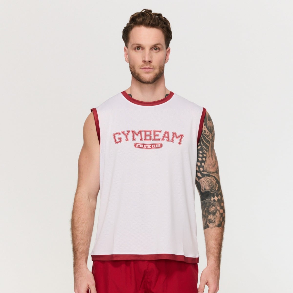 Tílko Varsity White - GymBeam